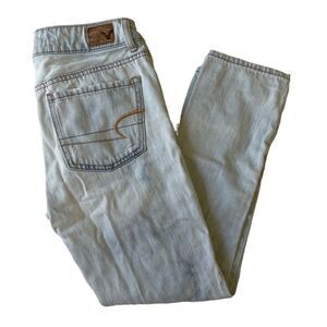 American Eagle Outfitter’s Boy Crop Denim Jeans - Women’s 0